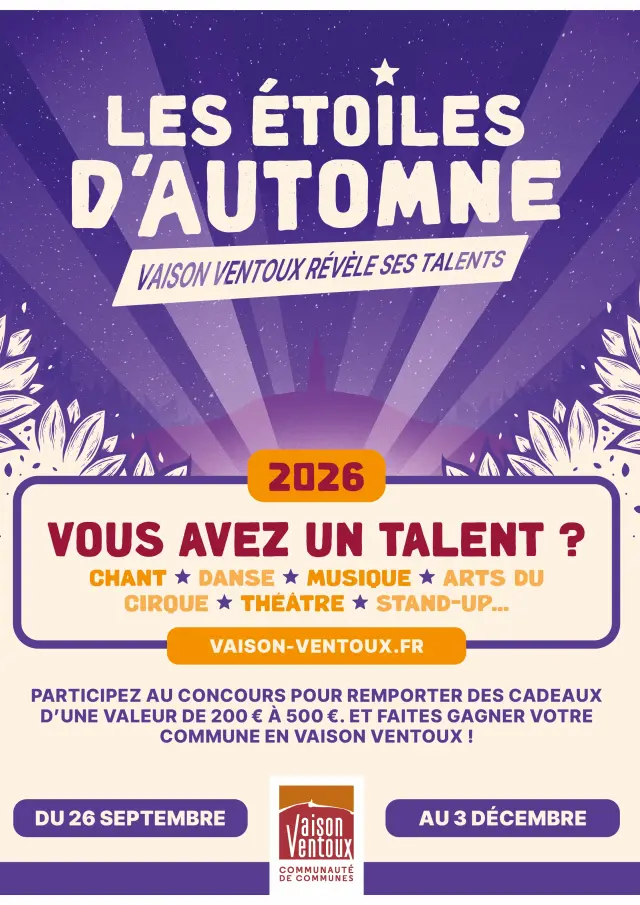 2026 Stars Autumn Talent Poster