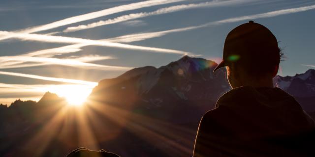 Lever de Soleil aux Avenières avec Clément