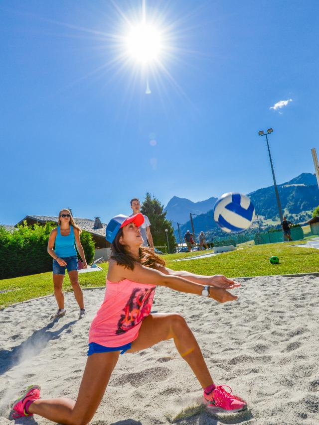 Beachvolleyball in Notre Dame de Bellecombe