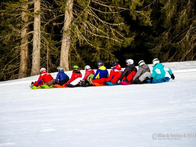 Descente en snake gliss