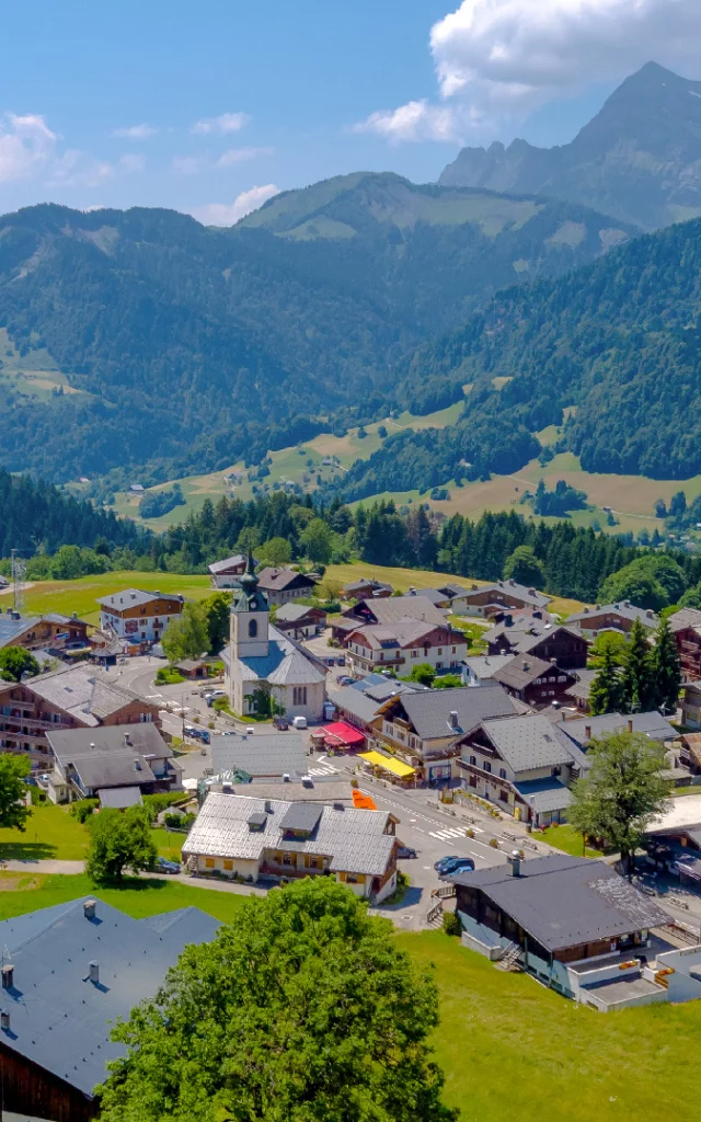 Village de Notre Dame de Bellecombe en été