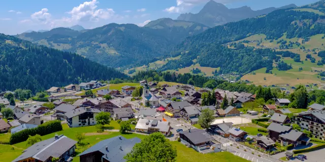 Village de Notre Dame de Bellecombe en été
