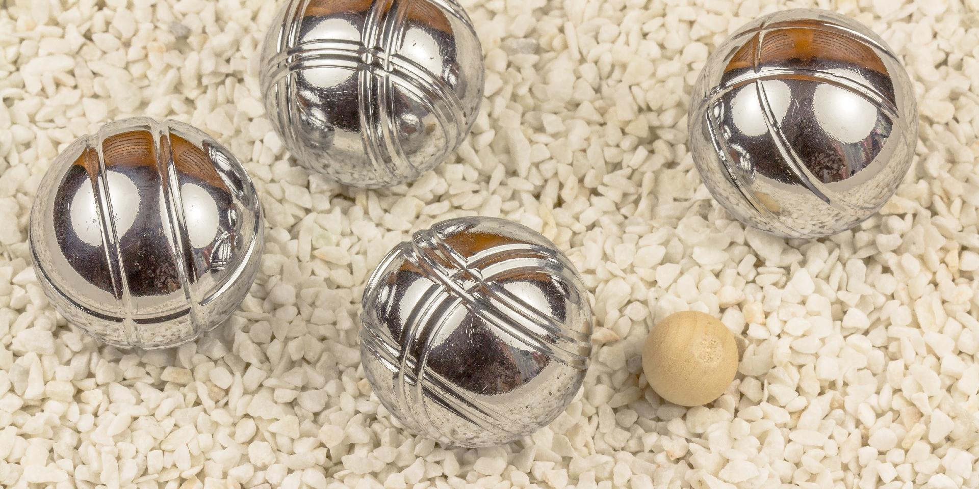 petanque balls and jacks