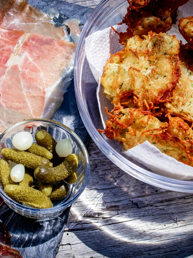 Gastronomie locale. Beignets de pommes de terre à l'Authentique - Chaucisse
