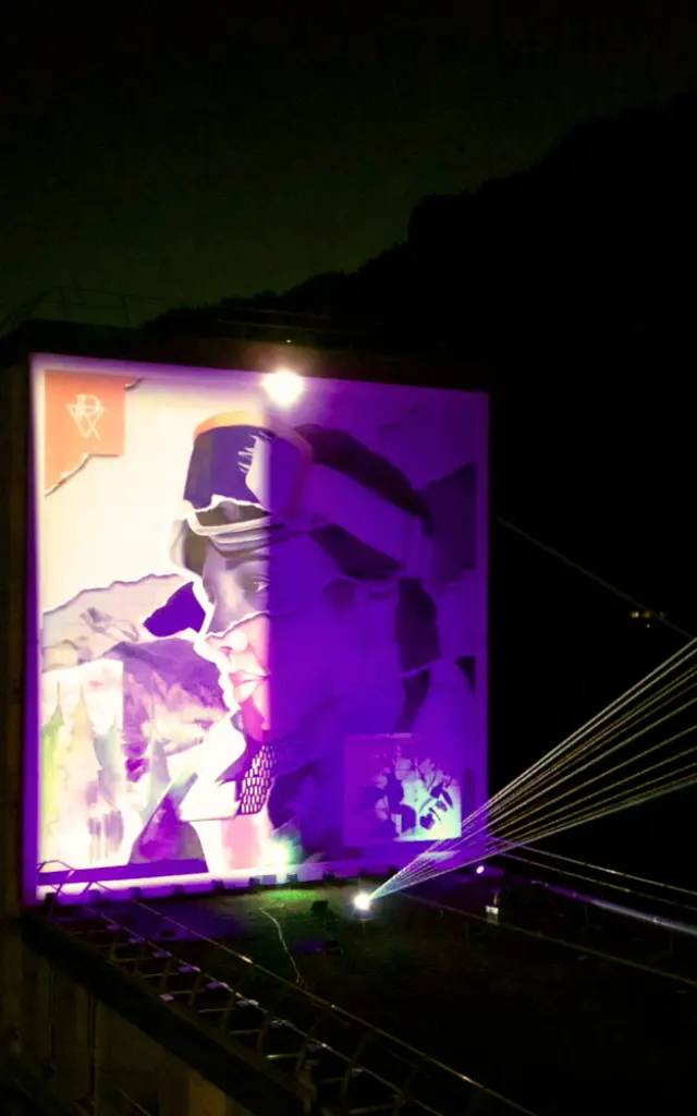 Valdarly Street Art Show Laser