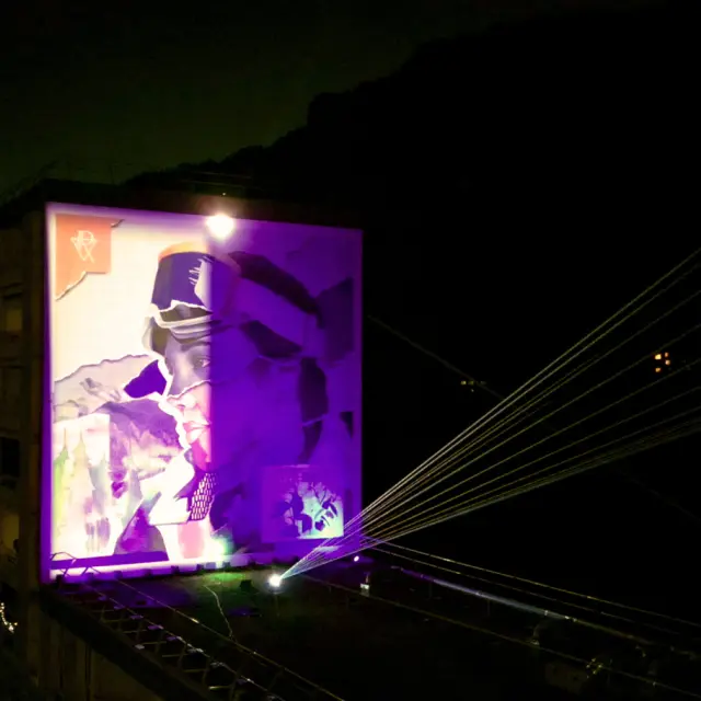 Valdarly Street Art Show Laser