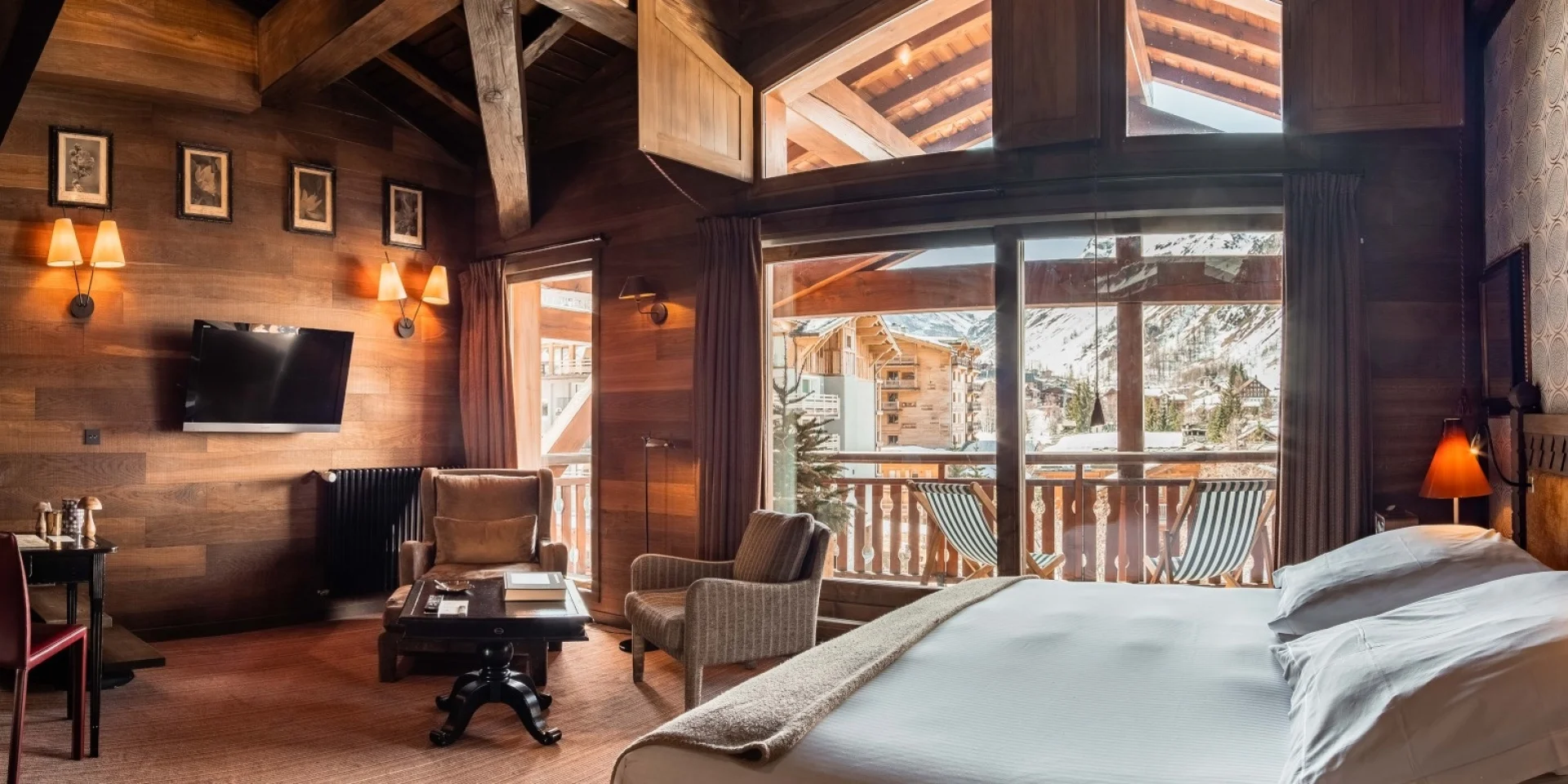 Chambre de l'hôtel le Blizzard