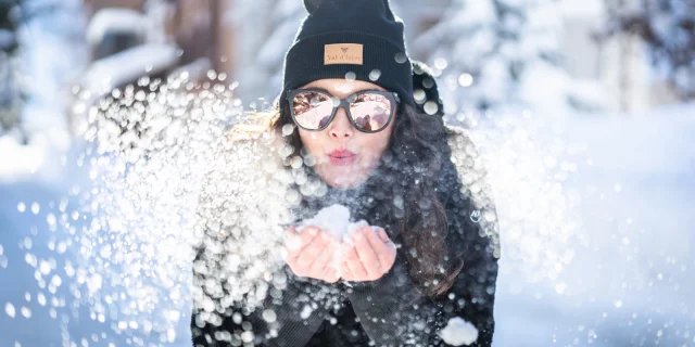 winter; snow; girl who blows; lifestyle