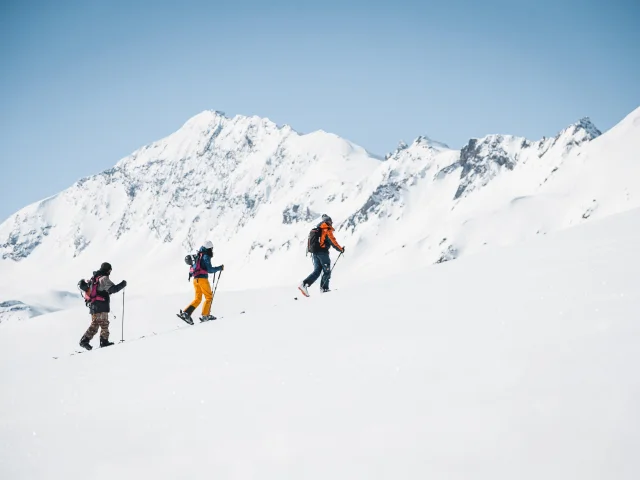 Sortie ski de randonnée par le Bureau des Guide de Val d'Isère