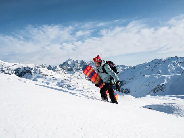 Lucie Paltz en Splitboard