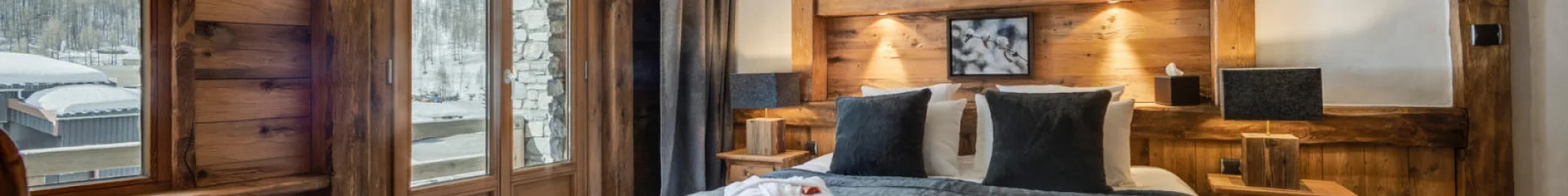 Bedroom at Chalet La Bouclia in Val d'Isère