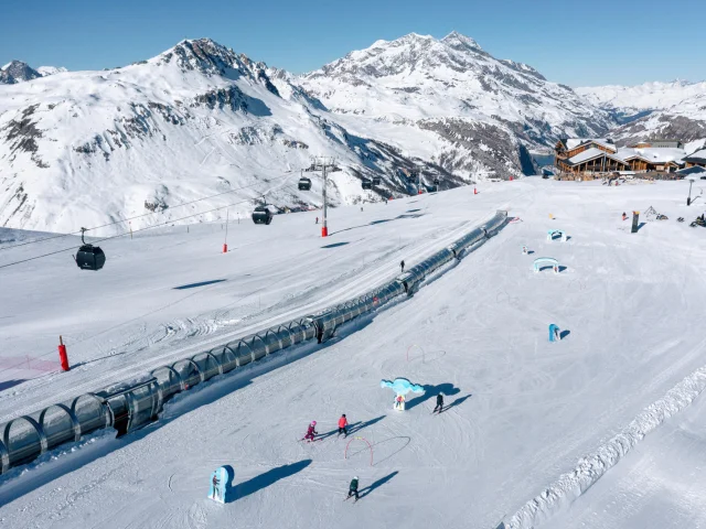 Espace ludique Val Kids au sommet de Solaise à Val d'Isère
