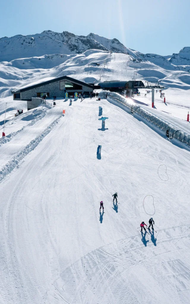 Val Kids play area at the summit of Solaise in Val d'Isère