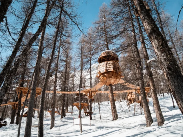 The Lost Village in winter at Val d'Isère