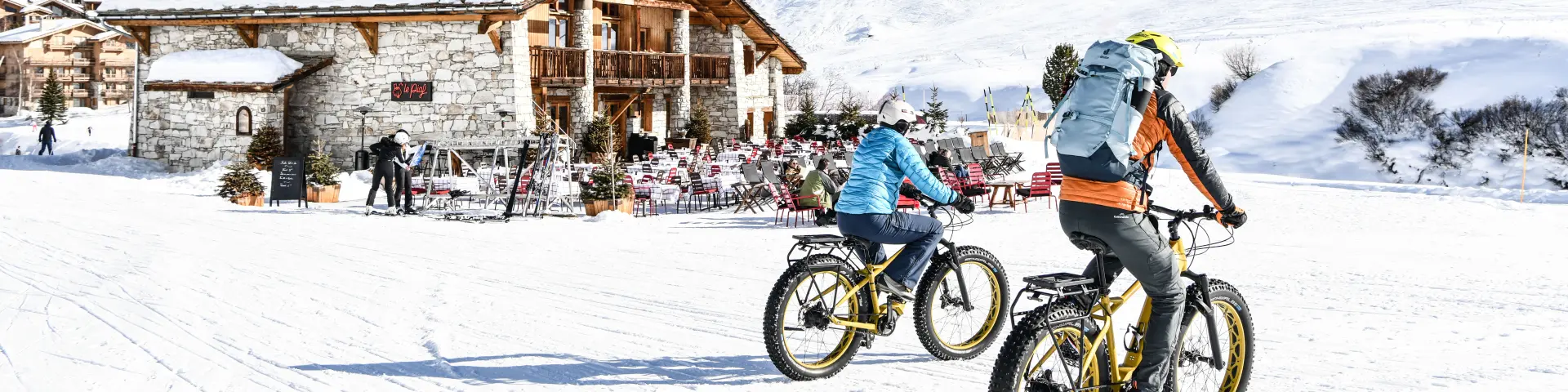 Fat bike avec Xavier et Caroline au Manchet