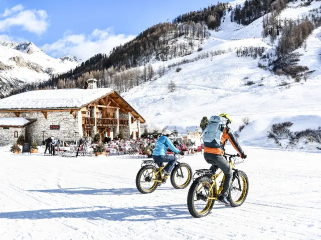 Fat bike avec Xavier et Caroline au Manchet