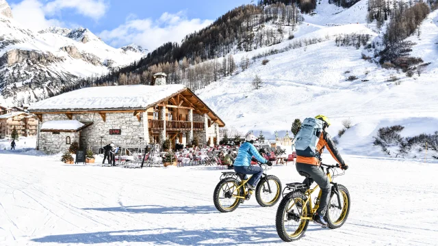 Fat bike con Xavier e Caroline a Le Manchet