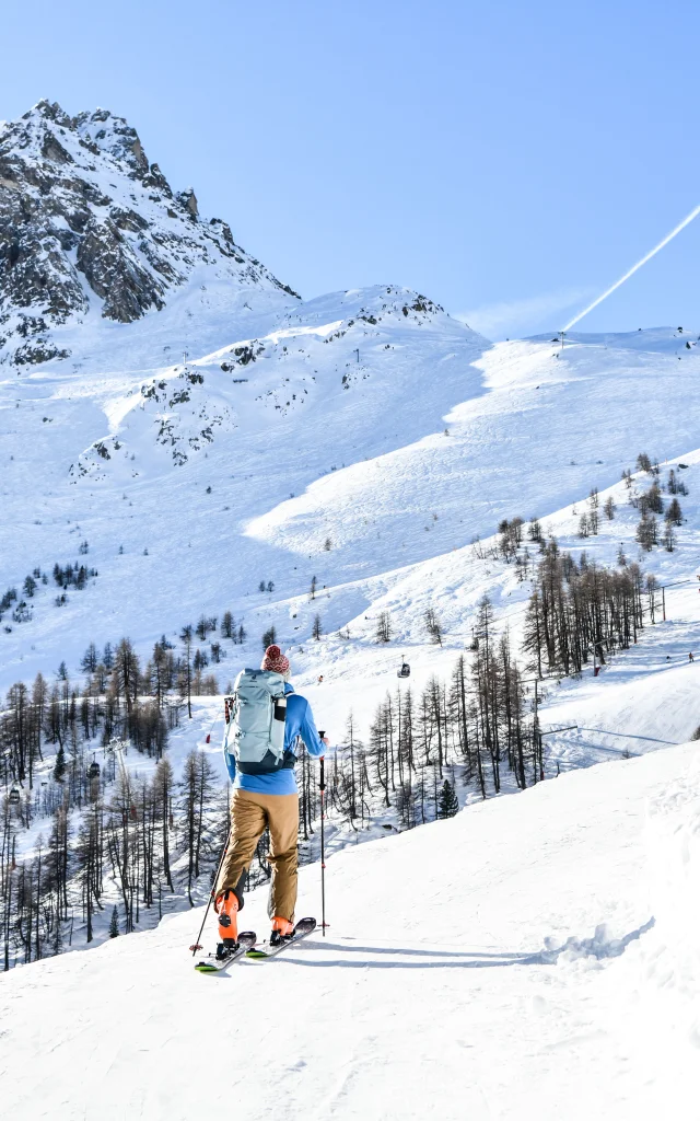 Ski de randonnés à la daille