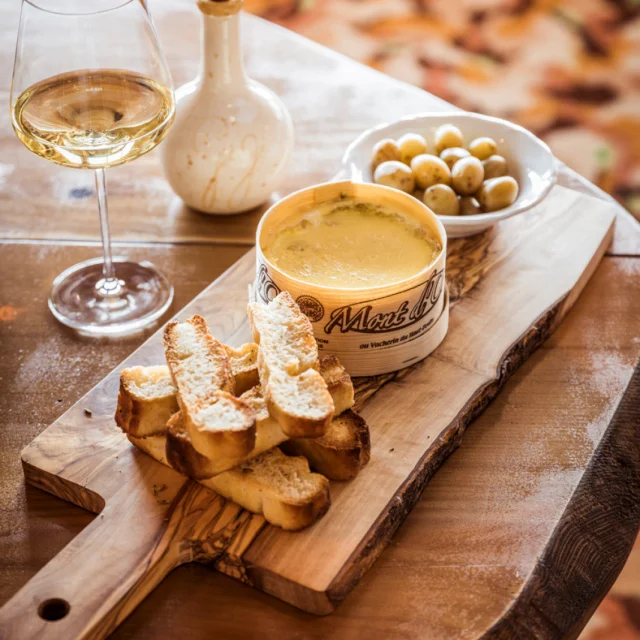 Plateau de fromage au restaurant le refuge de Solaise