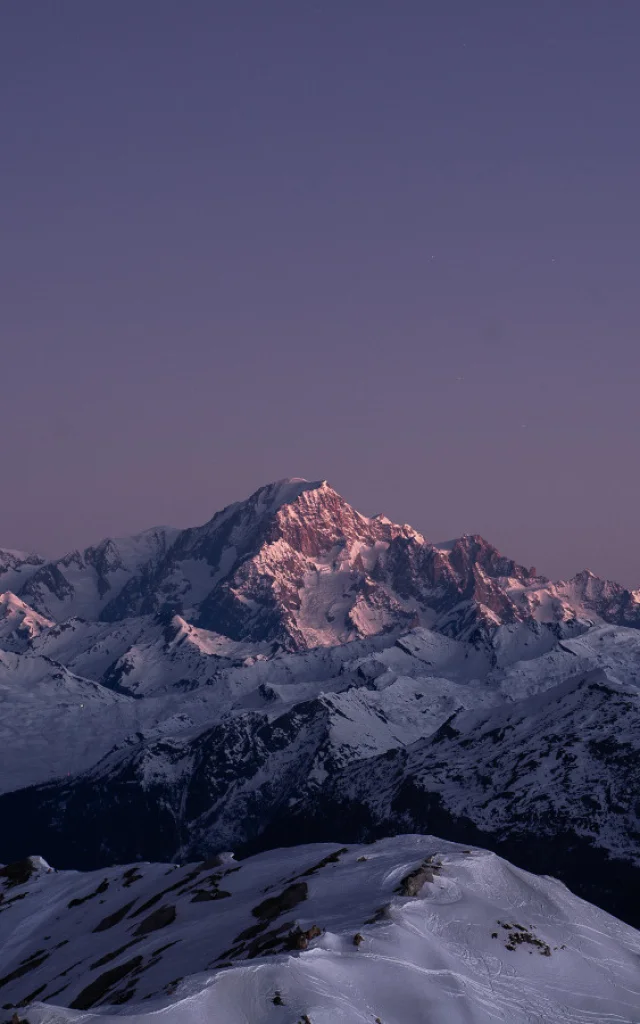 Arête de fresse au lever de soleil