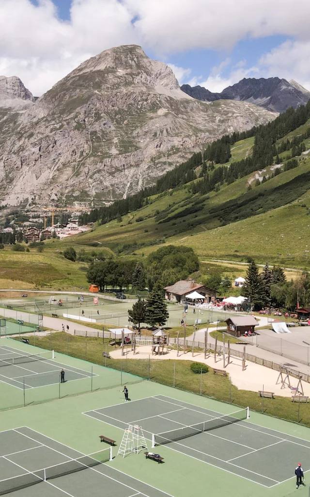 Parc des sports du Manchet vu du ciel