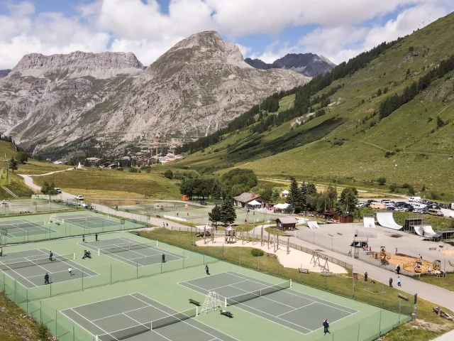 Parc des sports du Manchet vue du ciel