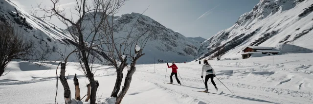 Cession De Ski De Fond Entre Amies