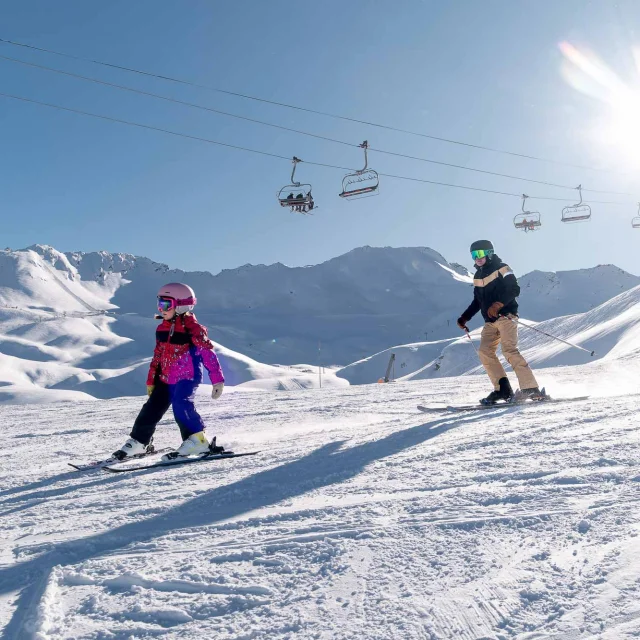 Ski débutant en famille