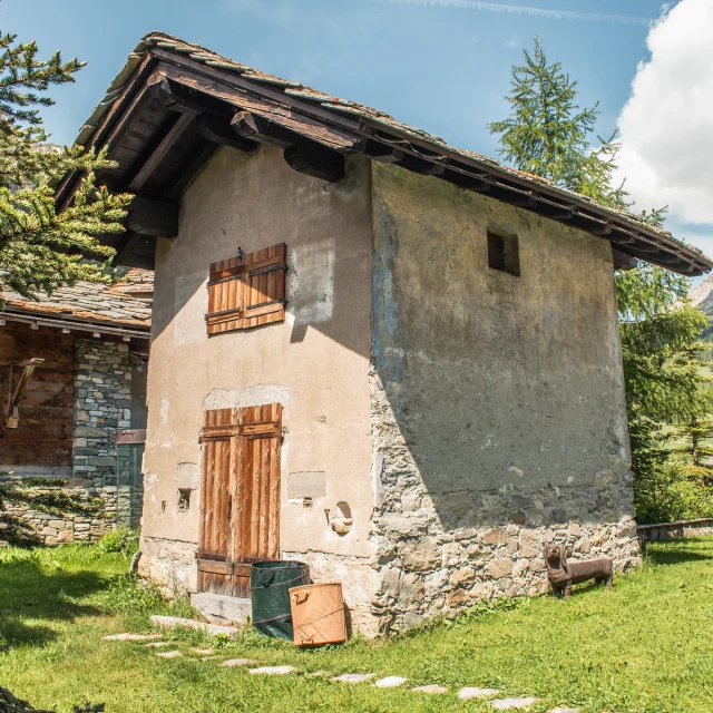 Chapelle Saint-Antoine du Crêt in Val d'Isère in summer