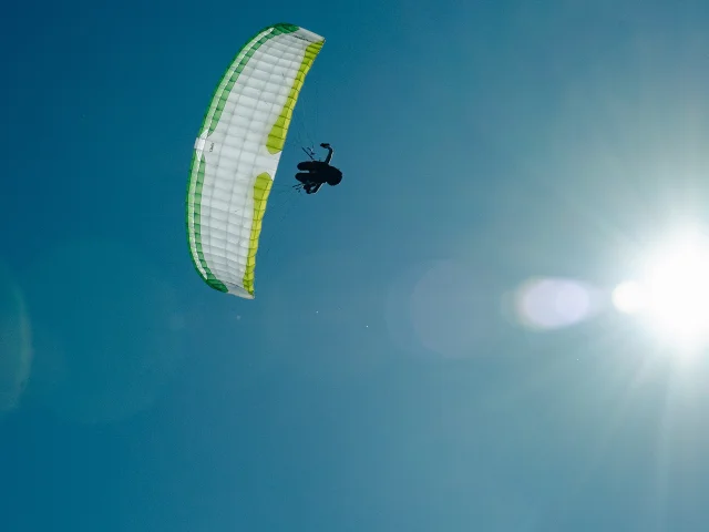 Paragliding flight