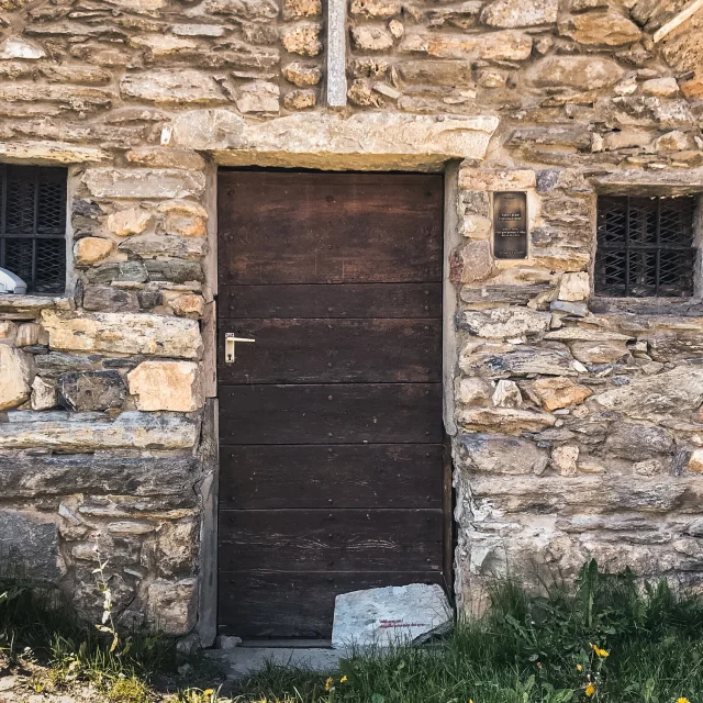 Saint-Jean-des-Prés chapel in Val d'Isère in summer