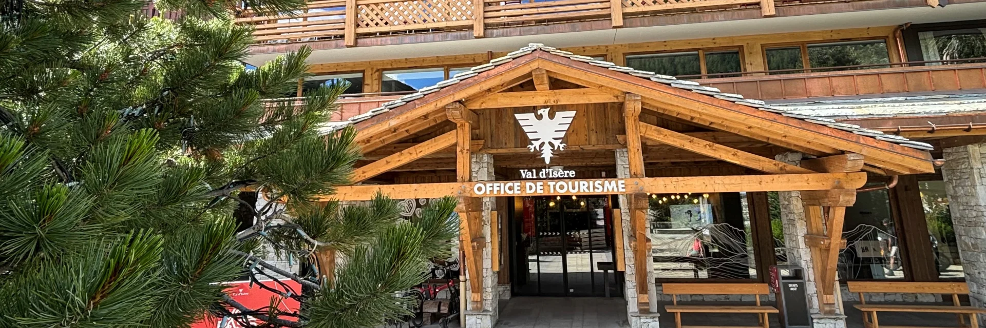 Val d'Isère Tourist Office in summer