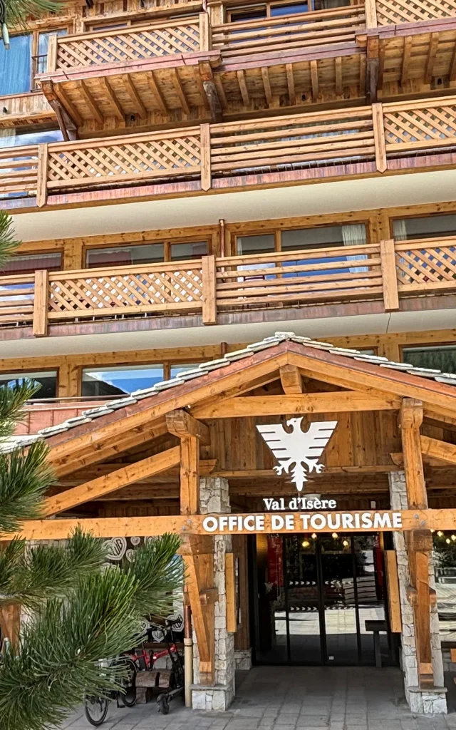 Val d'Isère Tourist Office in summer