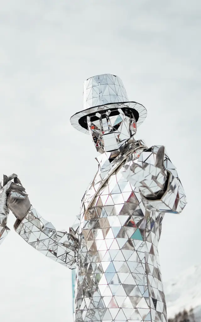 Animation pendant le Critérium de la Première Neige à Val d'Isère