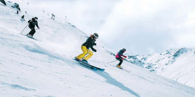 Grand ski entre amis
