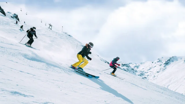 Grand ski entre amis