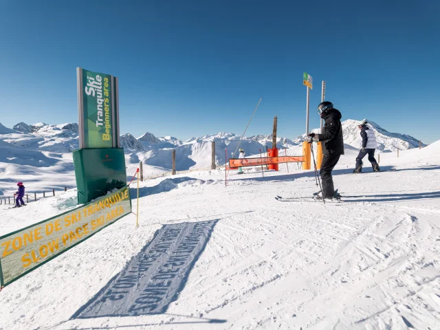 Quiet skiing in Val d'Isère