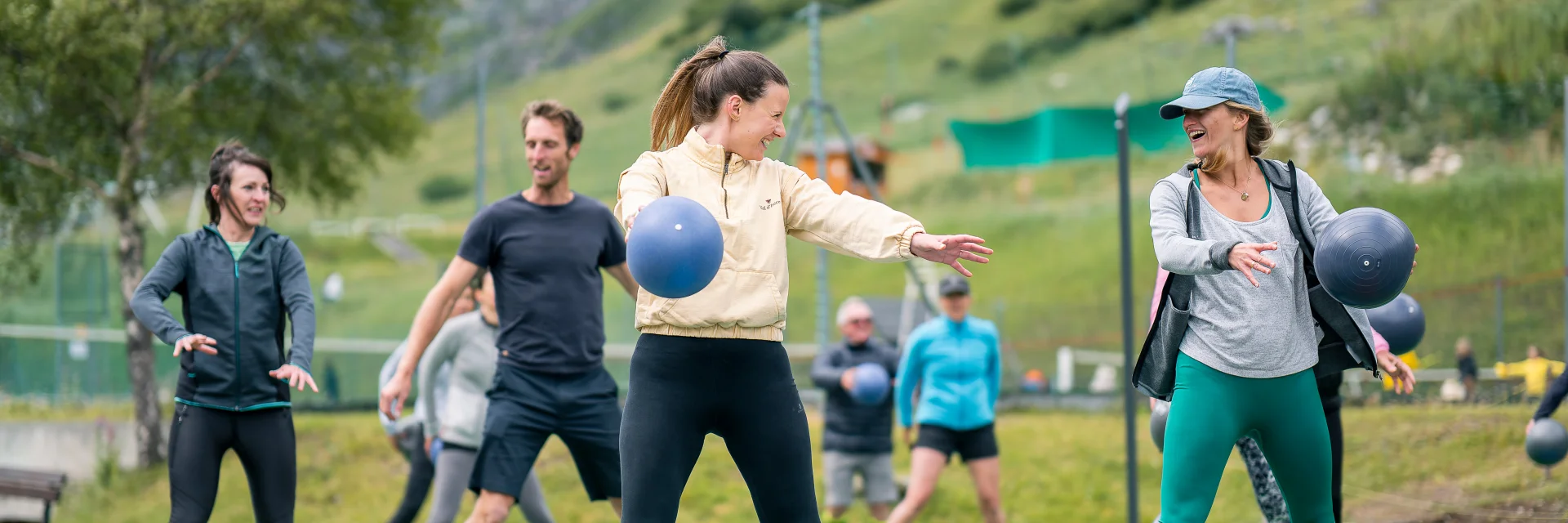 Cours de fitness au Manchet
