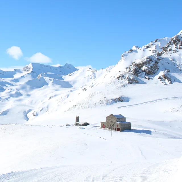 Col de l'Iseran en hiver