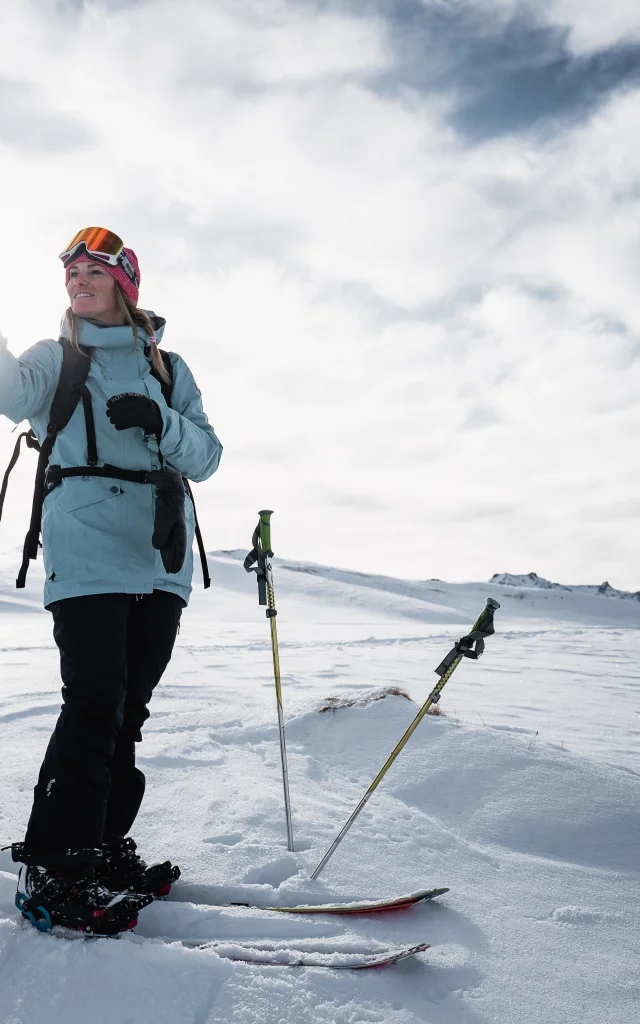 Sortie ski de randonnée avec Lucy Paltz