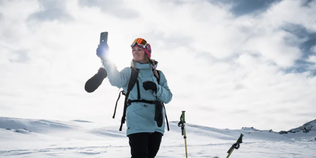 Sortie ski de randonnée avec Lucy Paltz