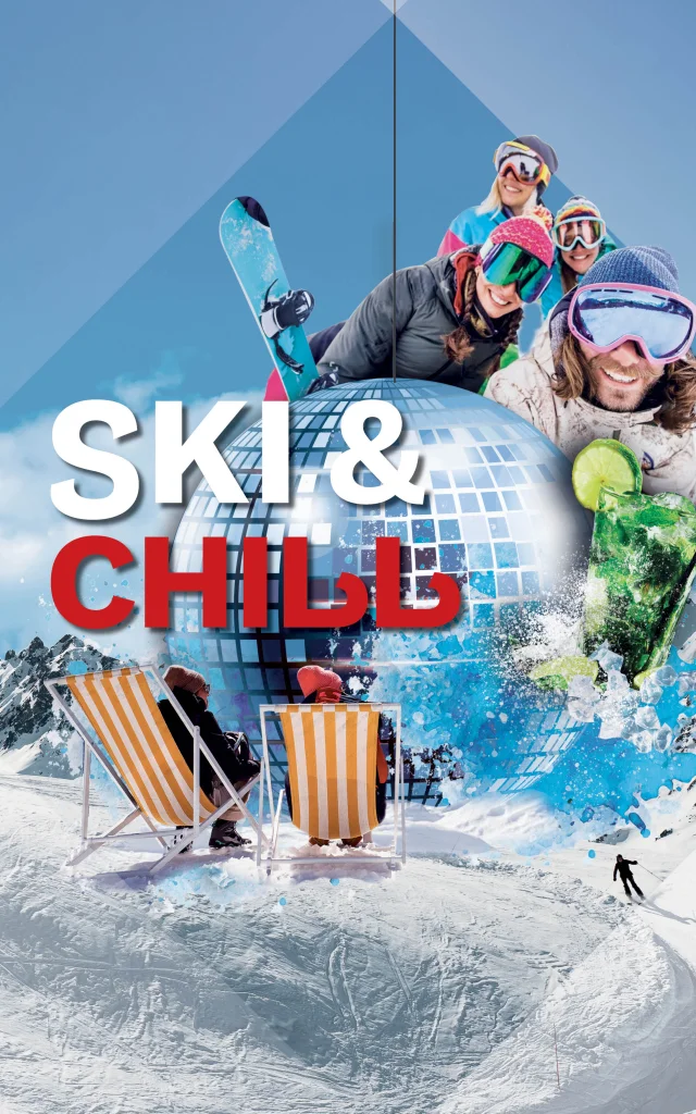 Affiche Ski Chill 2025 Sans Texte