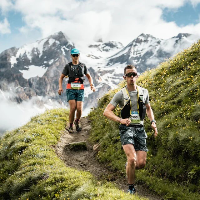 Trail à Val d'Isère en été
