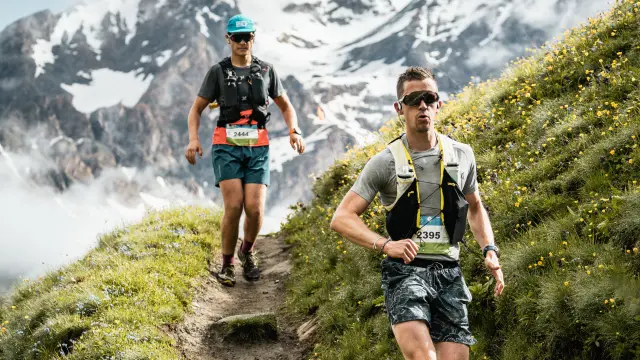 Trail à Val d'Isère en été