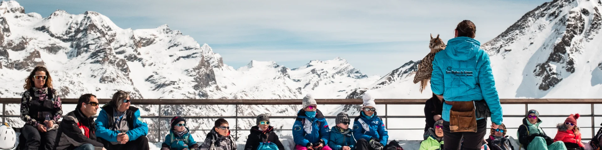 Les Aigles Du Leman at the top of Solaise in Val d'Isère