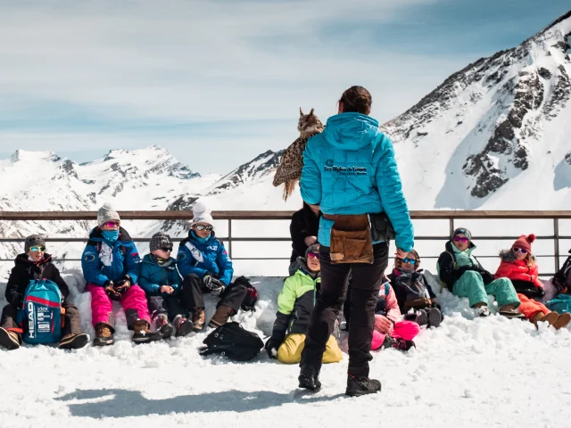 Les Aigles Du Leman in cima alla Solaise in Val d'Isère