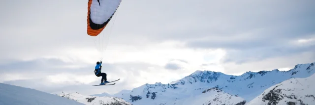 Parapendio in inverno