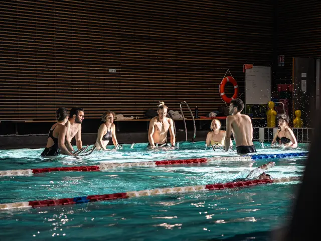 Cours d'Aquabike au Centre Aquasportif