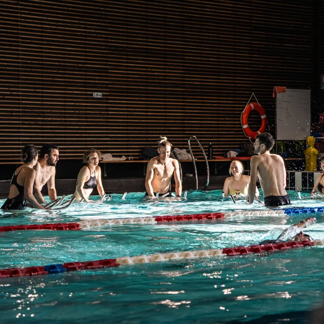 Cours d'Aquabike au Centre Aquasportif