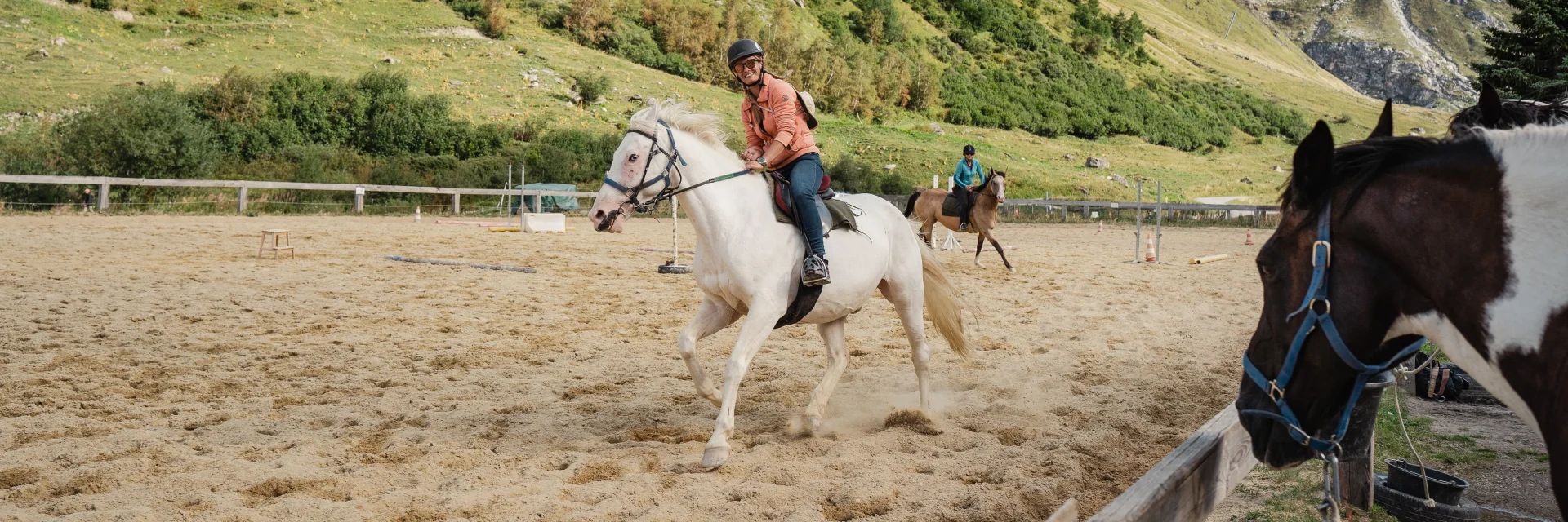 Equitation dans la vallée du Manchet